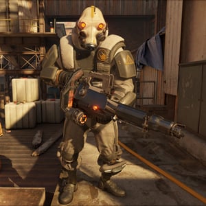 Combine Suppressor (Half Life Alyx) AI voice text to speech and AI music cover generator